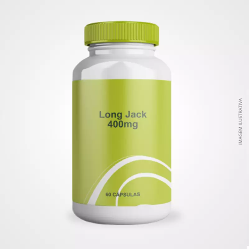 Long Jack 400mg - 60 Cápsulas - Suporte Natural para Energia e Libido
