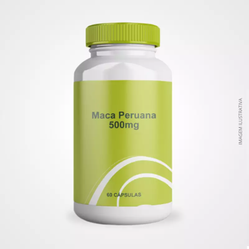 Maca Peruana 500mg - 60 Cápsulas | Formula Equivalente