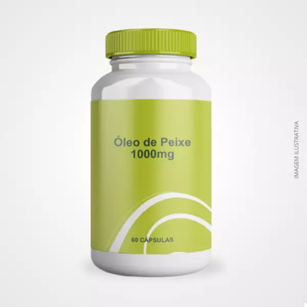 Óleo de Peixe (Ômega 3) 1g - 60 Cápsulas - Saúde Cardiovascular e Cerebral Óleo de Peixe (Ômega 3) 1g - 60 Cápsulas - Saúde Cardiovascular e Cerebral