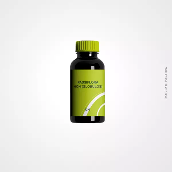 Passiflora 6CH Glóbulos 12g - Medicamento Homeopático para Ansiedade e Insônia Passiflora 6CH Glóbulos 12g - Medicamento Homeopático para Ansiedade e Insônia