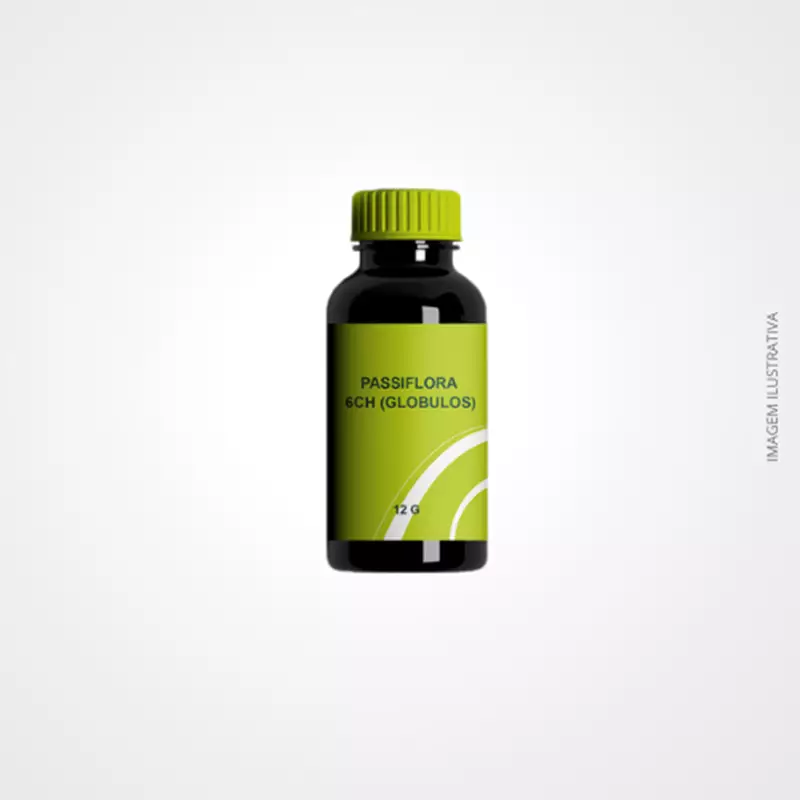 Passiflora 6CH Glóbulos 12g - Medicamento Homeopático para Ansiedade e Insônia
