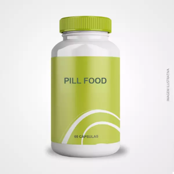 Pill Food - 60 Cápsulas - Fórmula para Cabelos, Pele e Unhas Saudáveis Pill Food - 60 Cápsulas - Fórmula para Cabelos, Pele e Unhas Saudáveis