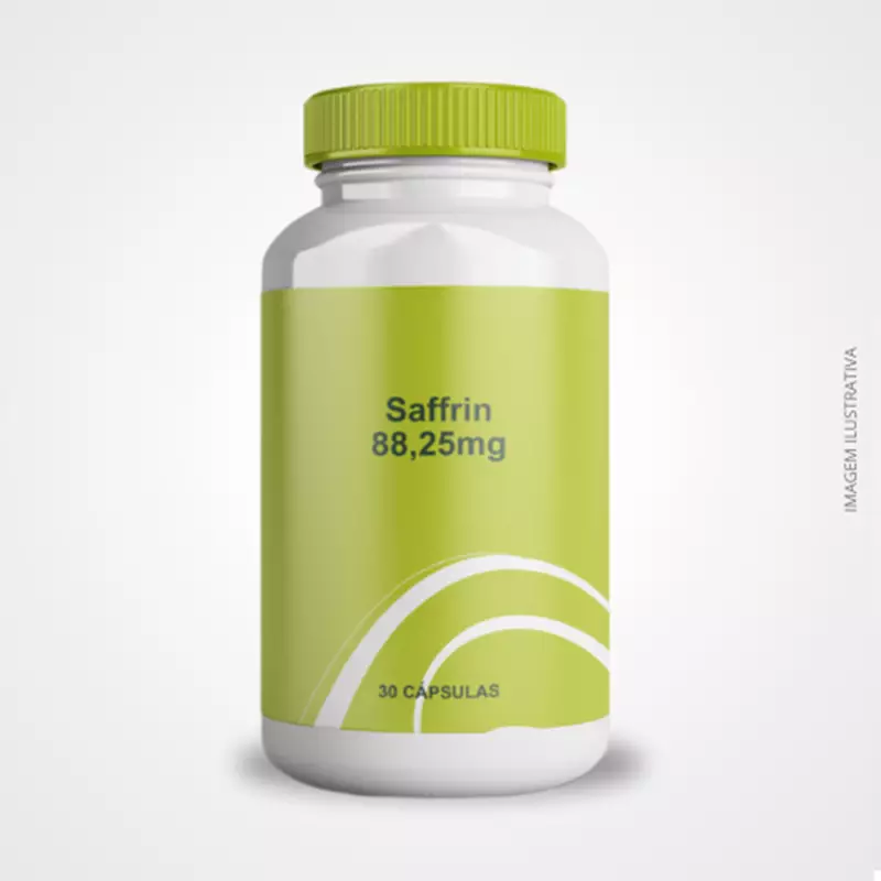 Saffrin 88,25mg 30 Cápsulas - Controle de Apetite e Emagrecimento Natural