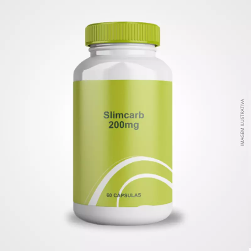 Slimcarb 200mg - 60 Cápsulas - Bloqueador de Carboidratos
