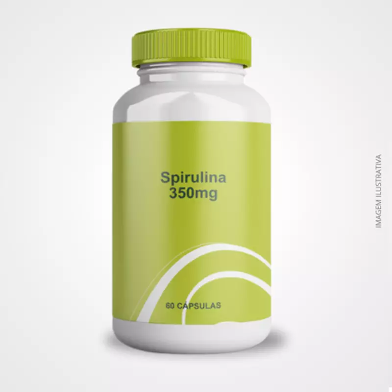 Spirulina 350mg - 60 Cápsulas