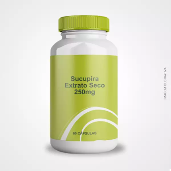 Sucupira Extrato Seco 250mg - 60 Cápsulas | Fórmula Equivalente