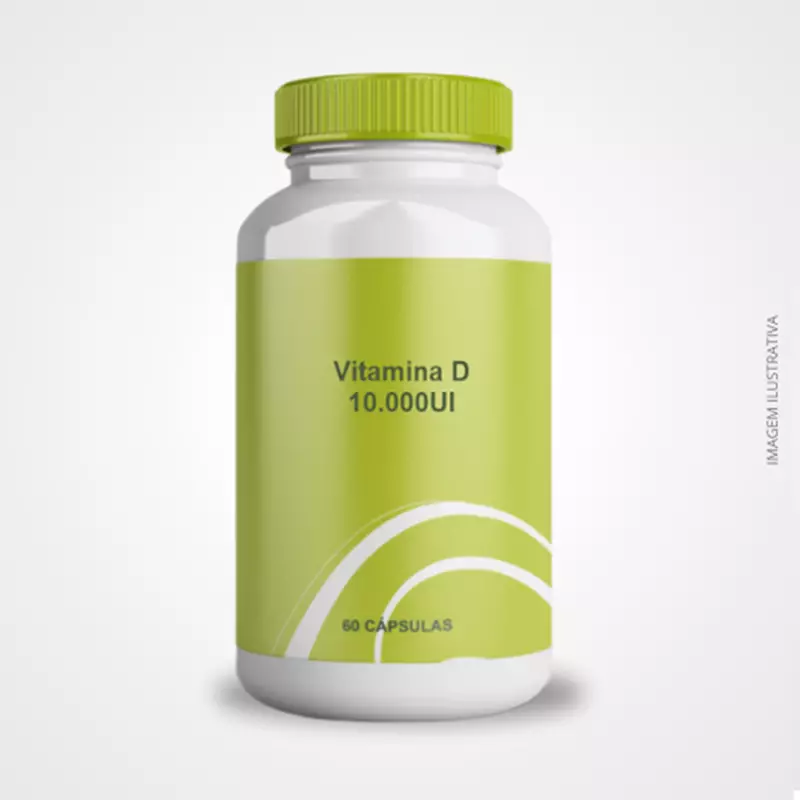Vitamina D 10.000UI - 30 Cápsulas