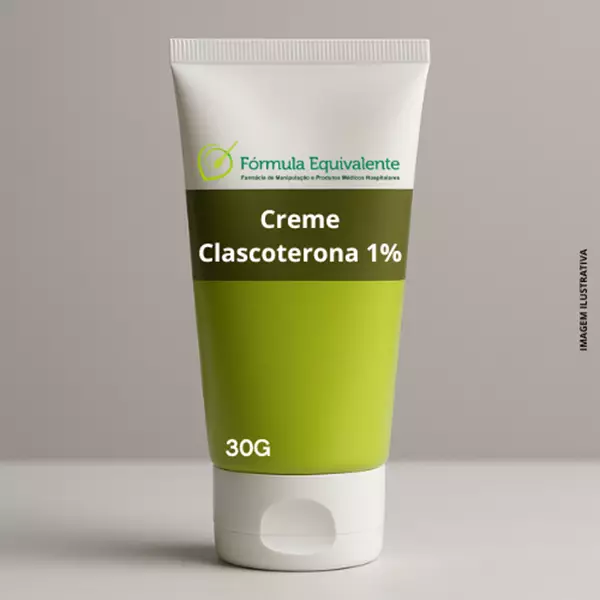 Clascoterona 1,0% Creme 30g - Tratamento Eficaz para Acne