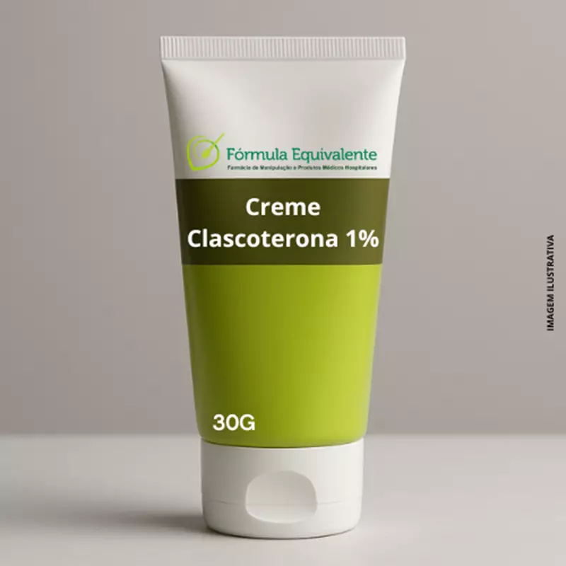 Clascoterona 1,0% Creme 30g - Tratamento Eficaz para Acne