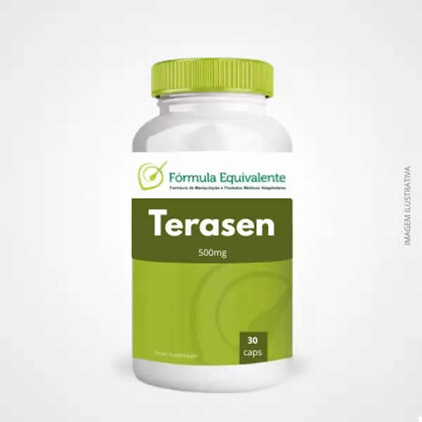 Terasen 500mg 30 Cápsulas - Rejuvenescimento Celular e Saúde da Pele Terasen 500mg 30 Cápsulas - Rejuvenescimento Celular e Saúde da Pele