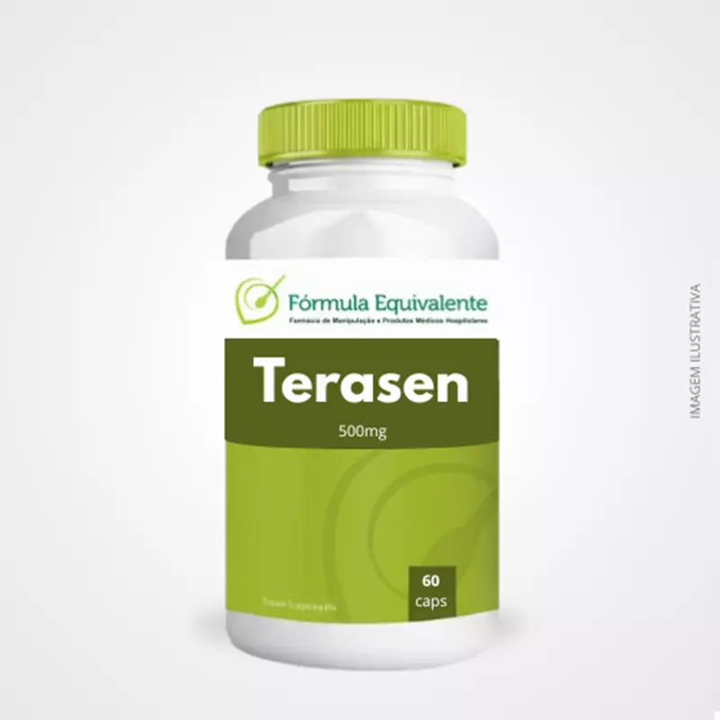 Terasen 500mg 60 Cápsulas - Rejuvenescimento Celular e Saúde da Pele