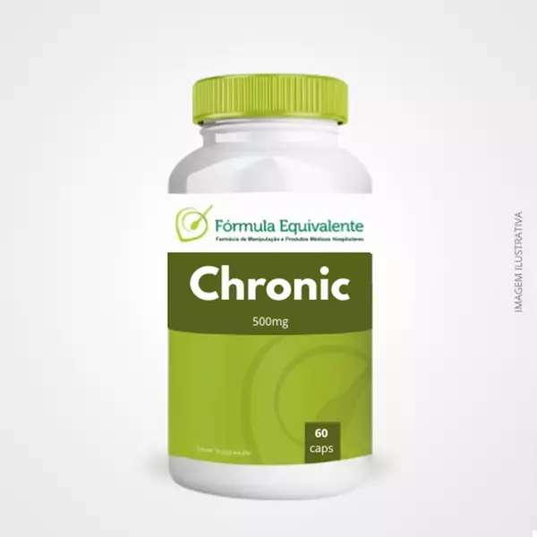 Chronic 500mg 60 Cápsulas: Mobilidade e Saúde Articular com Ação Anti-Inflamatória - Fórmula Equivalente Chronic 500mg 60 Cápsulas: Mobilidade e Saúde Articular com Ação Anti-Inflamatória - Fórmula Equivalente