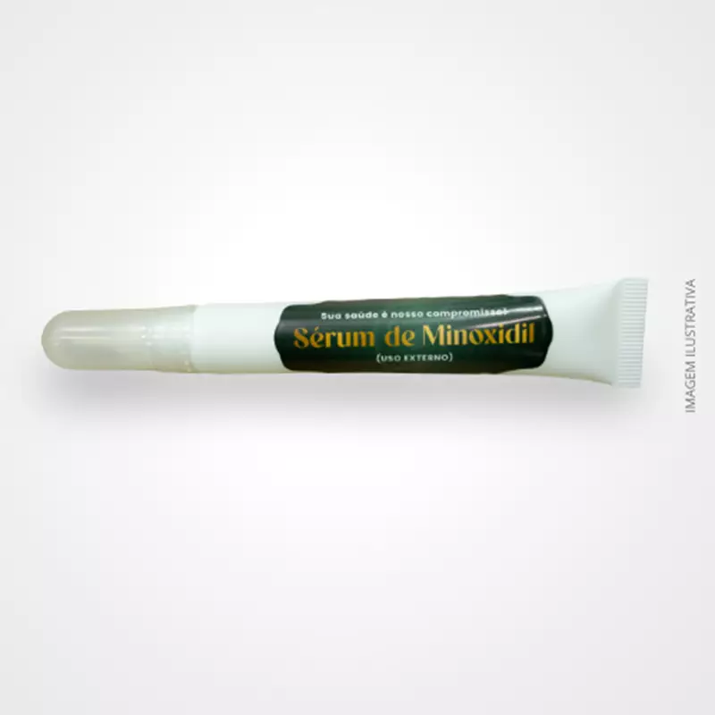 Minoxidil Serum 5% 10ml para Sobrancelhas - Estimula o Crescimento e Volume