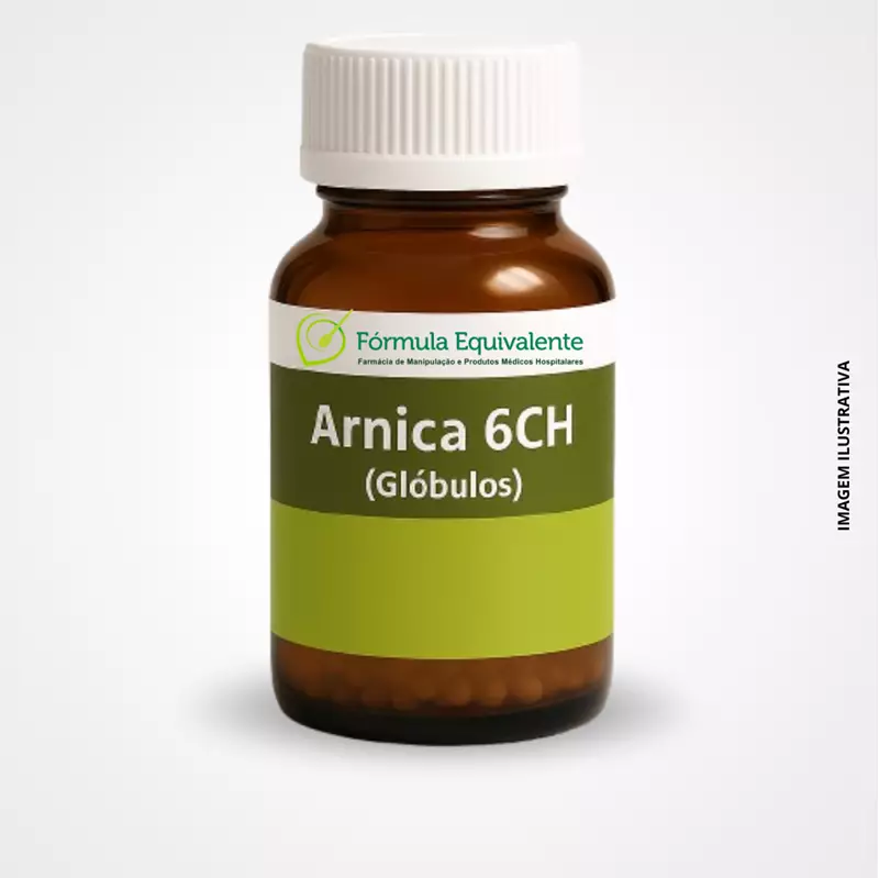 Arnica 6CH Glóbulos 12g  Homeopatia para Traumas e Dores Musculares