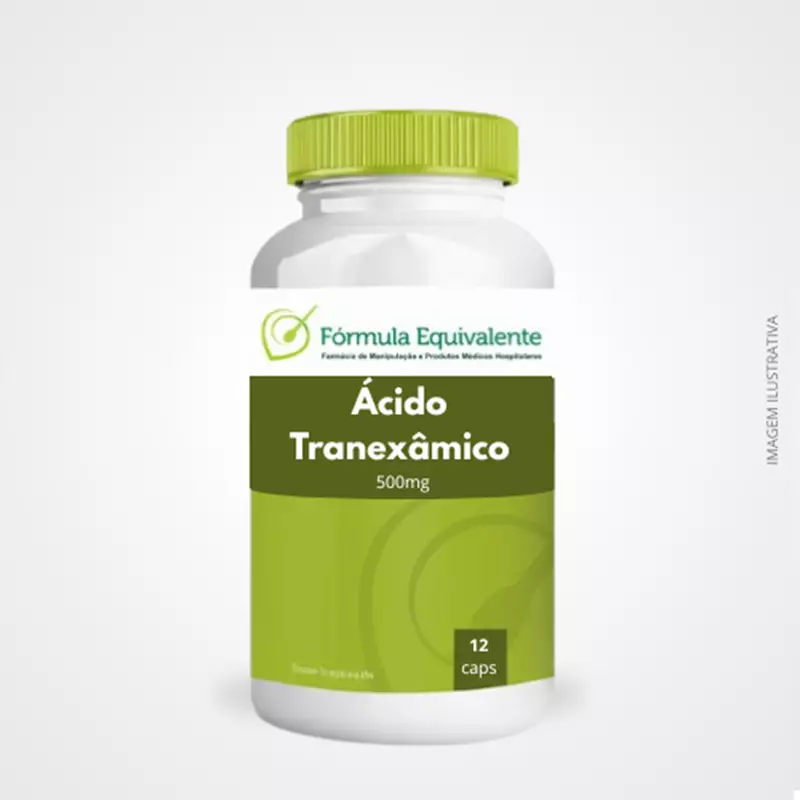 Ácido Tranexâmico 500mg 12 Cápsulas