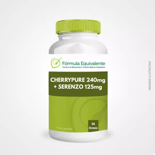 CHERRYPURE 240mg + SERENZO 125mg  30 Doses