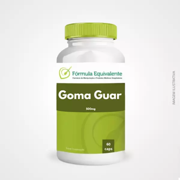 Goma Guar 500mg 60 Cápsulas – Fibra Natural para Saciedade, Colesterol e Saúde Intestinal Goma Guar 500mg 60 Cápsulas – Fibra Natural para Saciedade, Colesterol e Saúde Intestinal