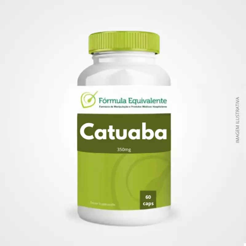 Catuaba 350mg - 60 Cápsulas | Energia e Vitalidade Sexual