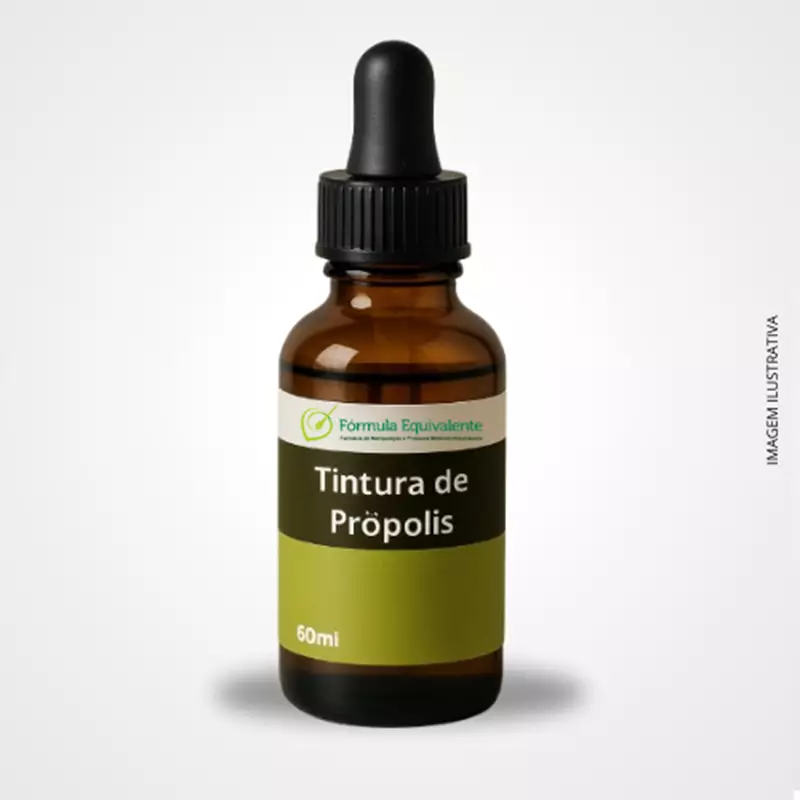 Tintura de Própolis 60ml - Fortalecedor Natural do Sistema Imunológico