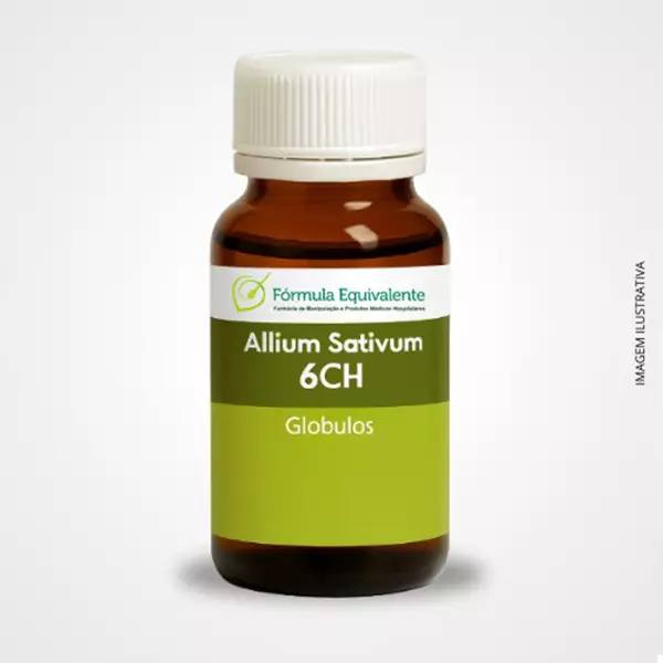 Allium Sativum 6CH - Glóbulos Homeopáticos