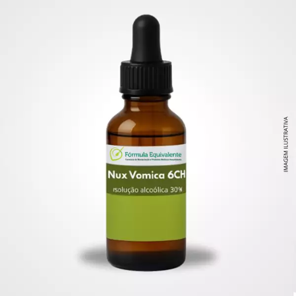 Nux Vomica 6CH Solução Oral 30% - Homeopatia para Digestão e Estresse Nux Vomica 6CH Solução Oral 30% - Homeopatia para Digestão e Estresse