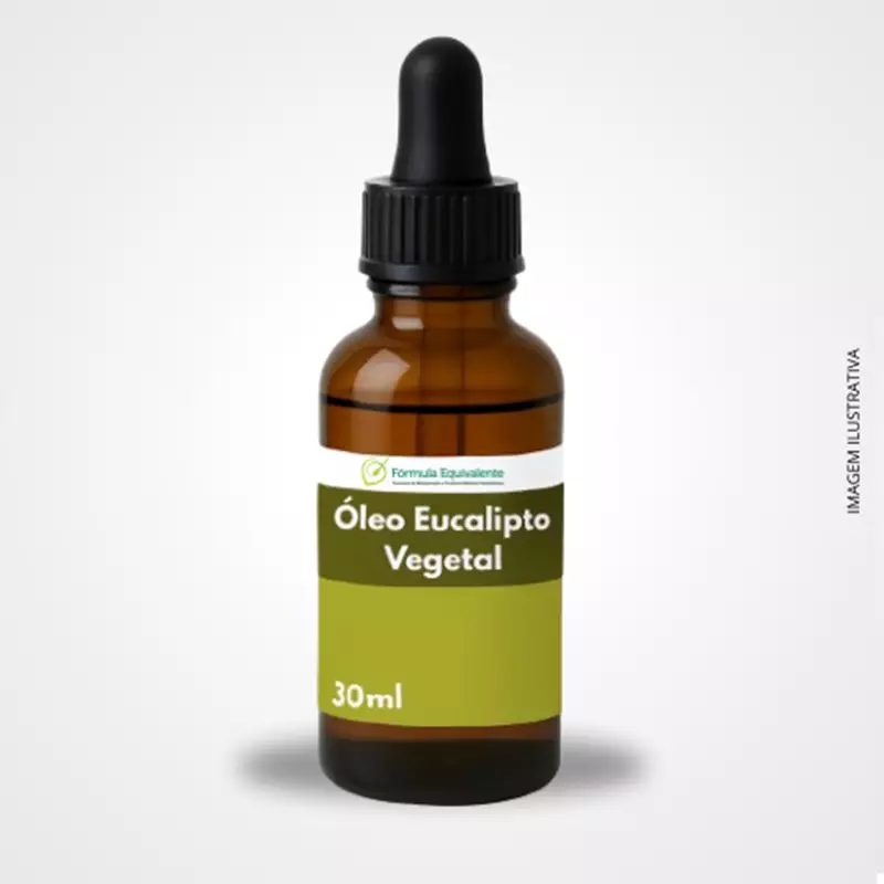 Óleo Eucalipto Vegetal 30ml - Aromaterapia e Uso Tópico