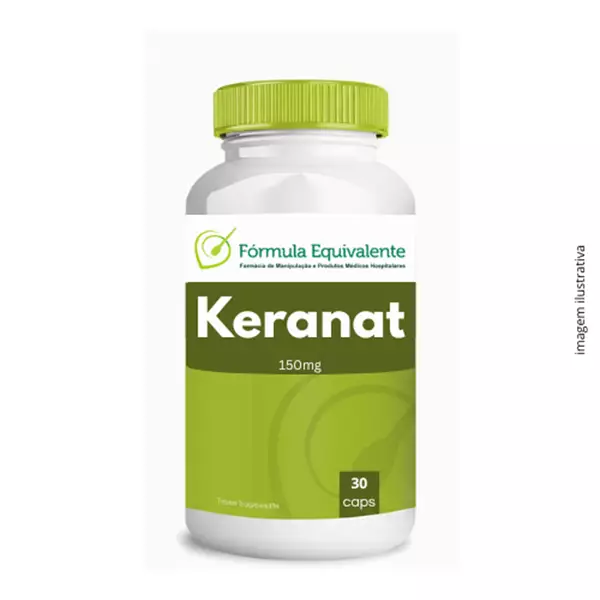 Keranat® 150 mg � 30 Cápsulas | Indicado para Cabelos, Pele e Unhas
