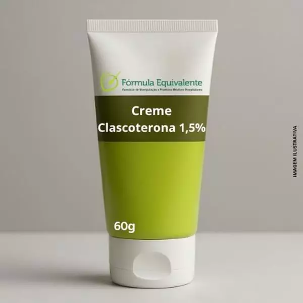 Clascoterona 1,5% Creme 60g � Tratamento para Acne Hormonal e Oleosidade